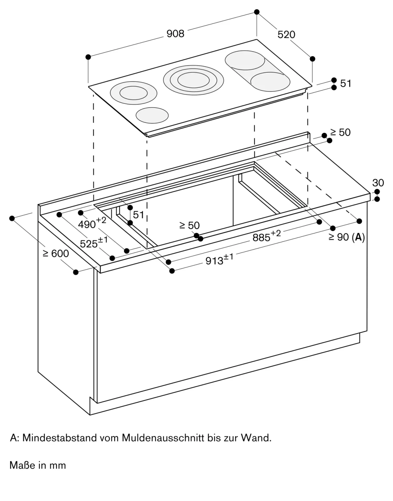 Gaggenau CE 291101 Glaskeramikkochfeld