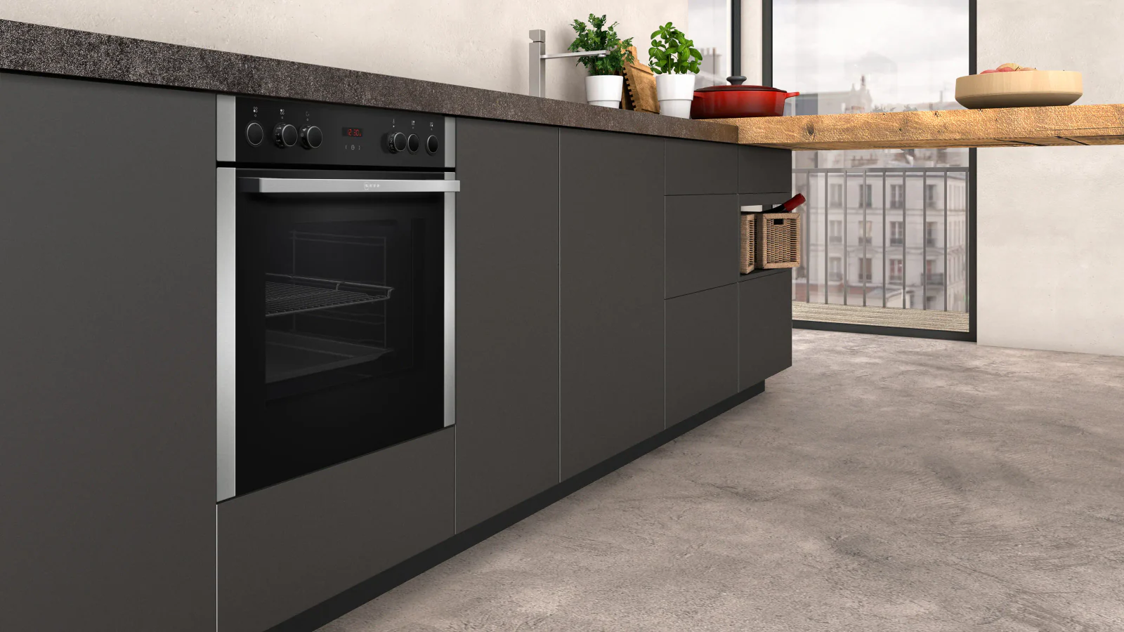 Neff HMK160 (E1ACD2AN0 + M93R42N2MK + Z11TF36X0) (edelstahl-schwarz)