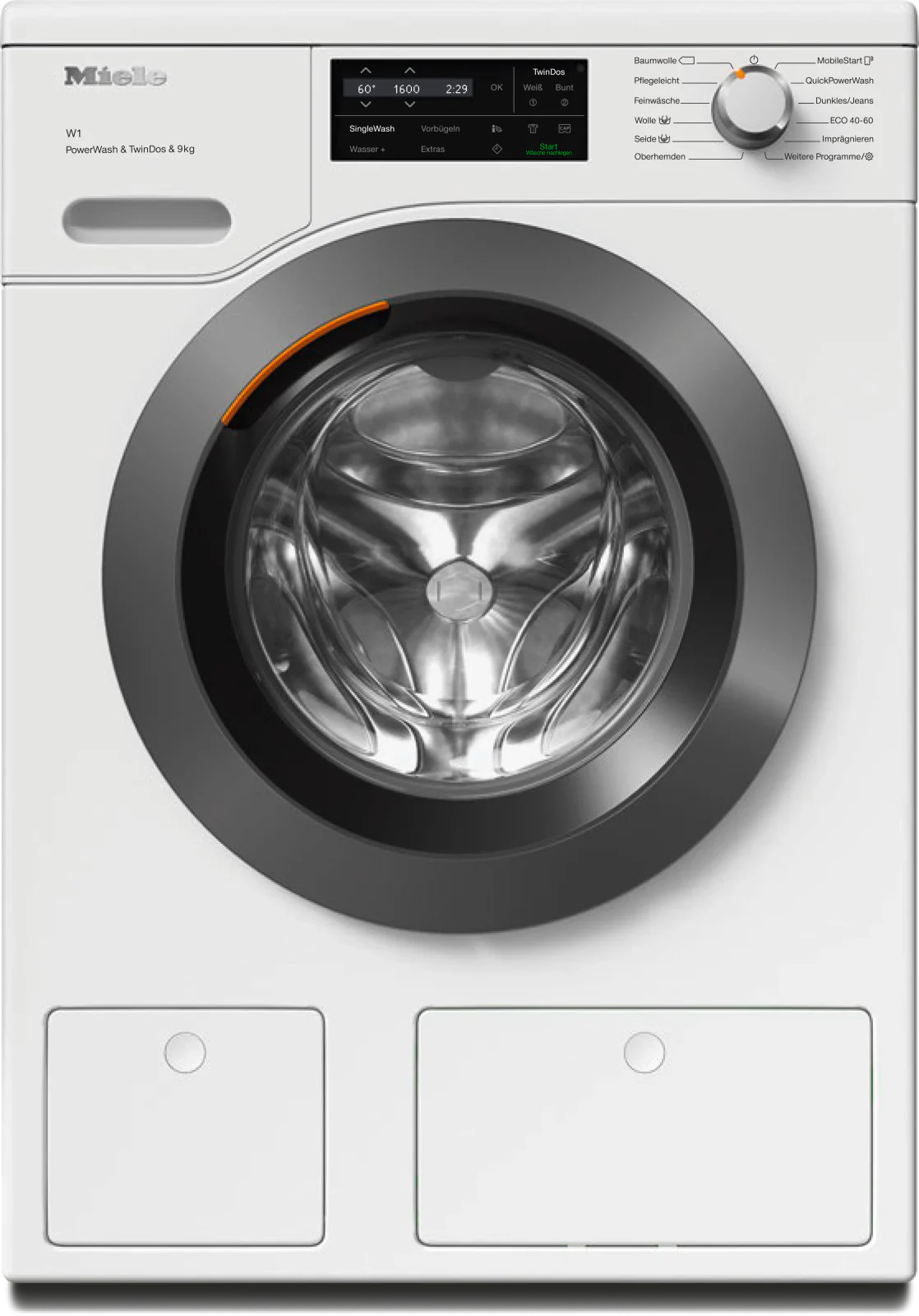 Miele WWI 860 WPS W1 (-100,- Miele-Cashback) (Lotosweiss) 3 Jahre Garantie