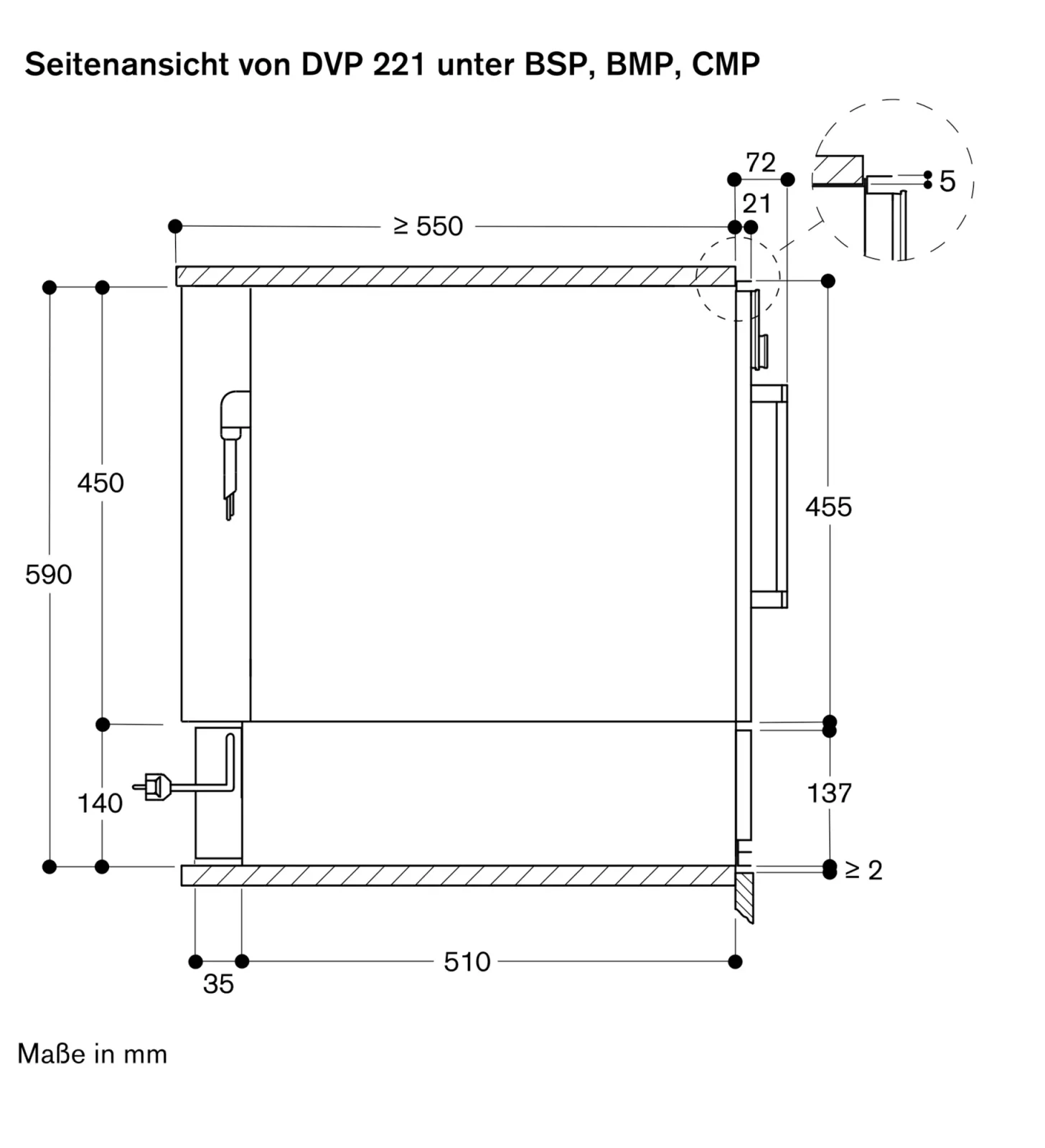 Gaggenau DVP 221130 Vakuumierschublade Serie 200 (silber)