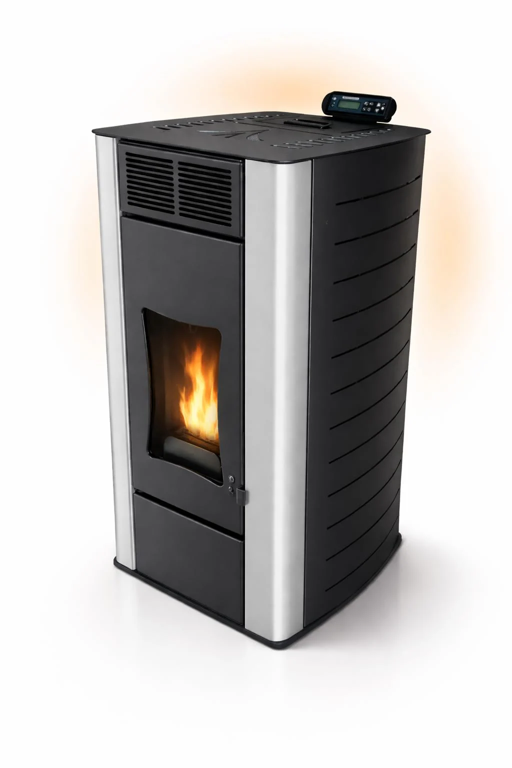 Nemaxx PW18-BK Pelletofen Wasserführend 18 kW Pelletkaminofen