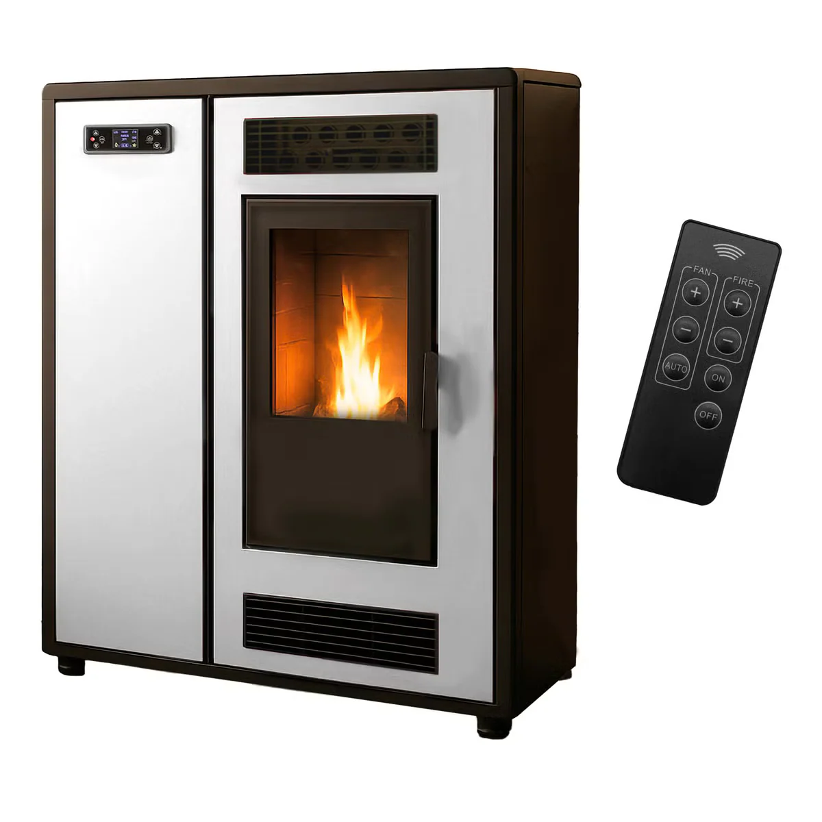 Luft-Pelletofen Slim Alize 12,5 kW Weiß Sannover