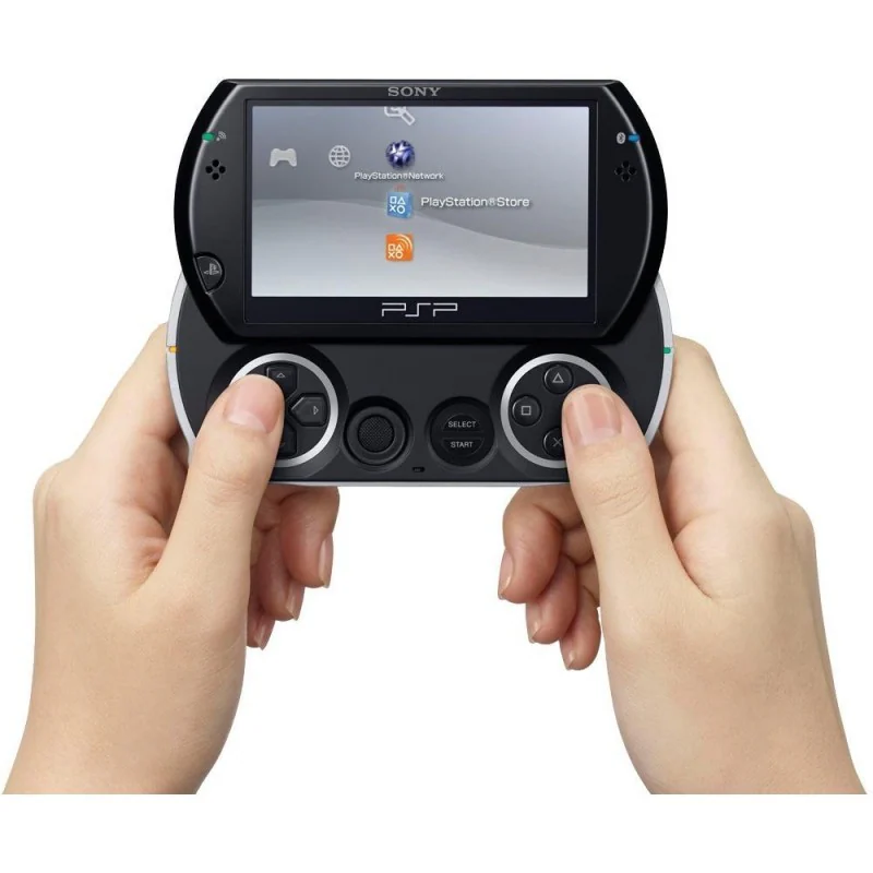 PSP - Konsole PSP GO #Piano Black / schwarz + Netzteil (gebraucht) NEUWERTIG