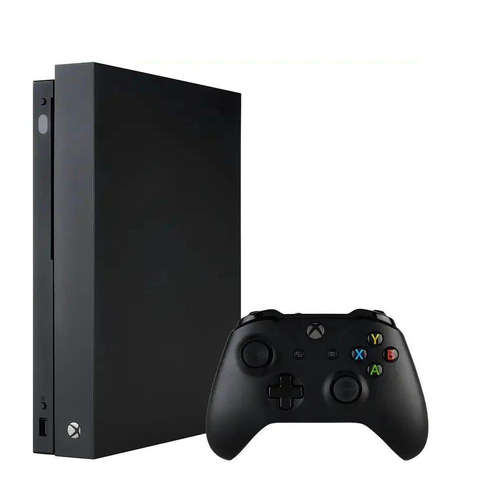 Xbox One X - Konsole 1TB #schwarz + Original Controller (mit OVP) (sehr guter Zustand) (gebraucht)