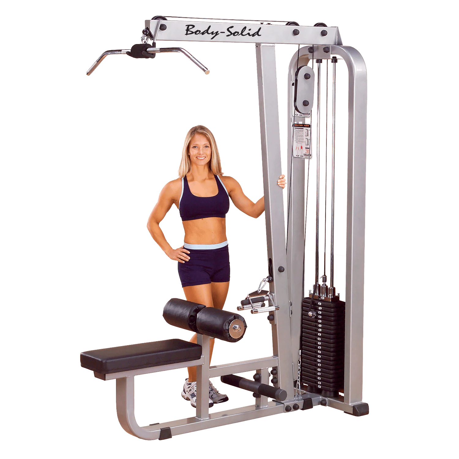 Body-Solid Latzug- und Rudermaschine "Pro Dual"