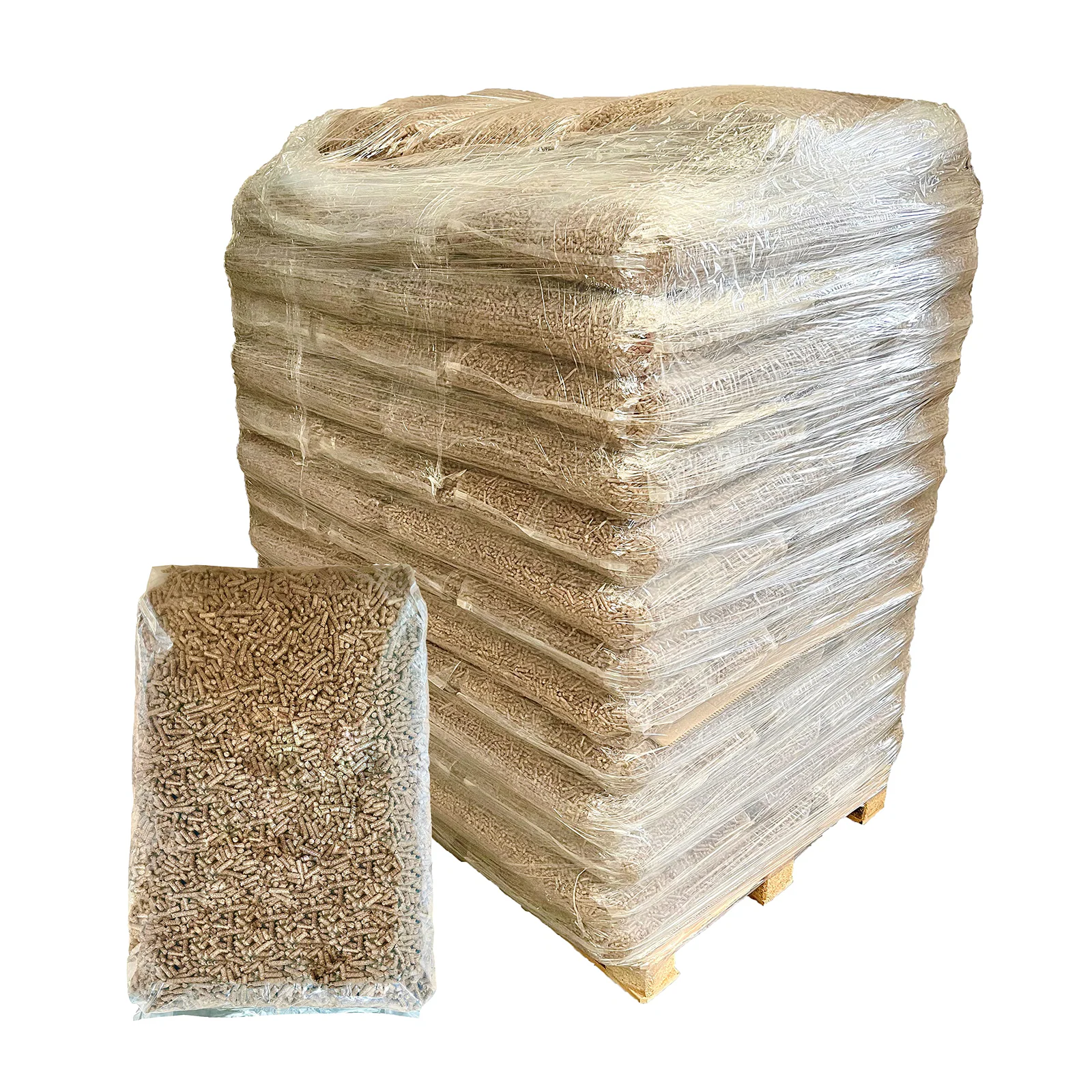 Hartholz Pellets 6 mm 100% Eiche