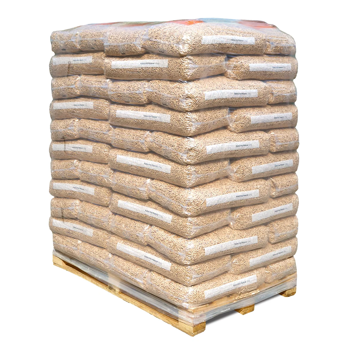 HS TIMBER Holz Pellets / Holzpellets ENplusA1 6mm 66 x 15kg Palette