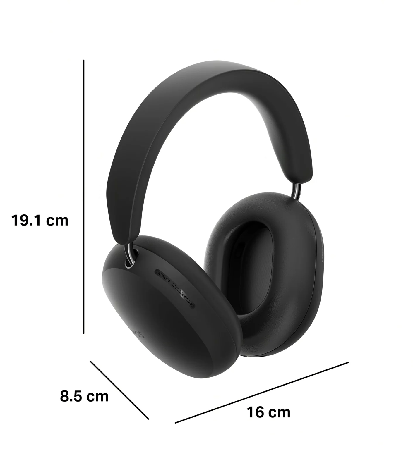 Sonos Ace Bluetooth-Kopfhörer schwarz