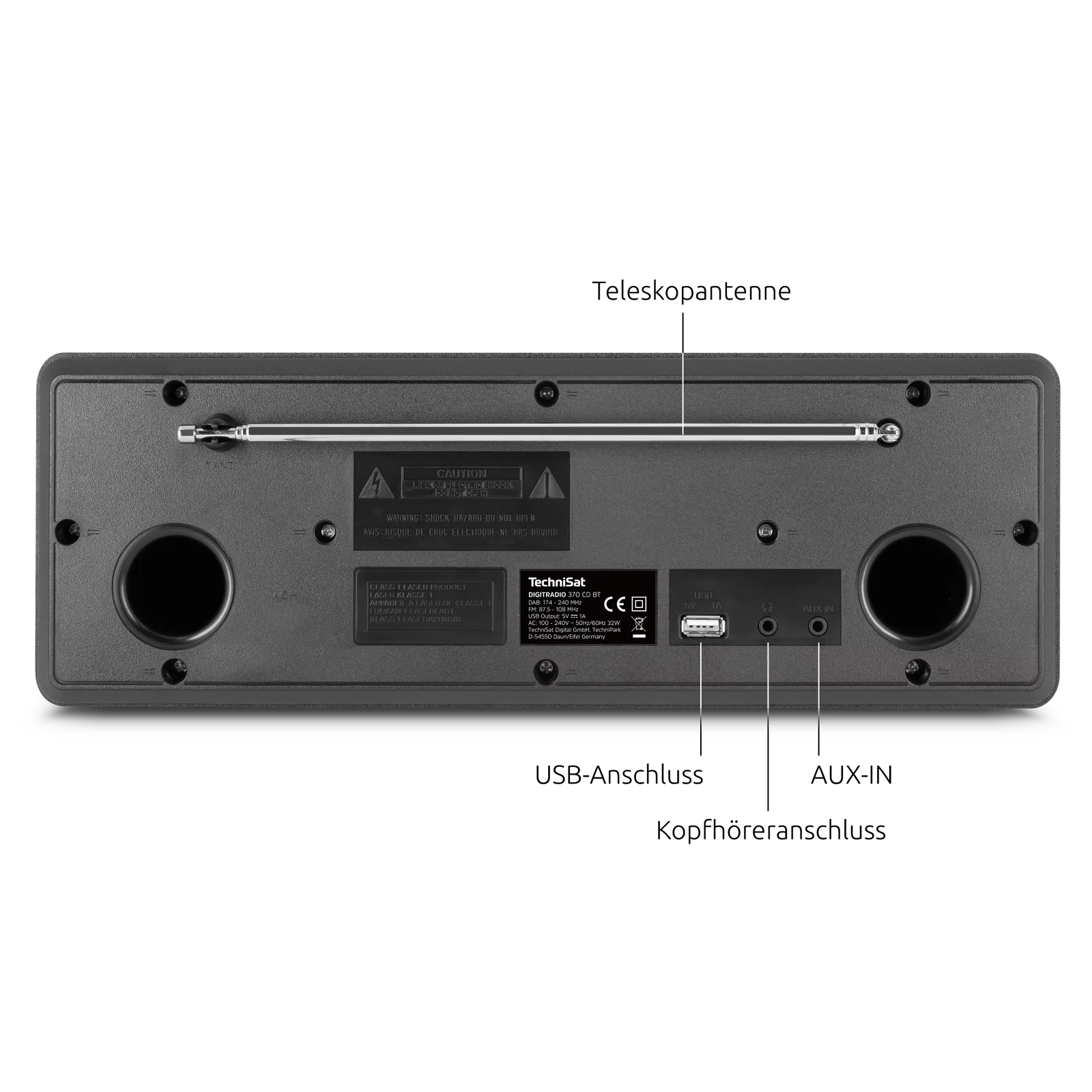 TechniSat DigitRadio 370 CD BT schwarz