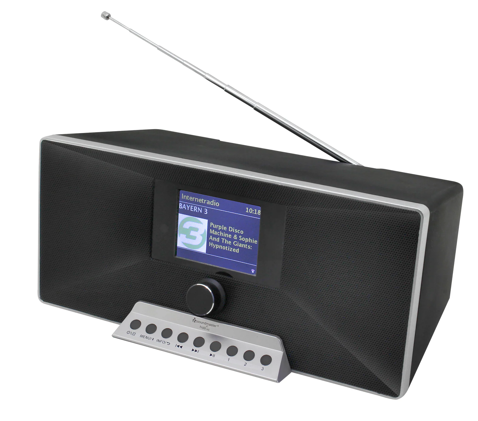 soundmaster IR3500SW Internetradio schwarz