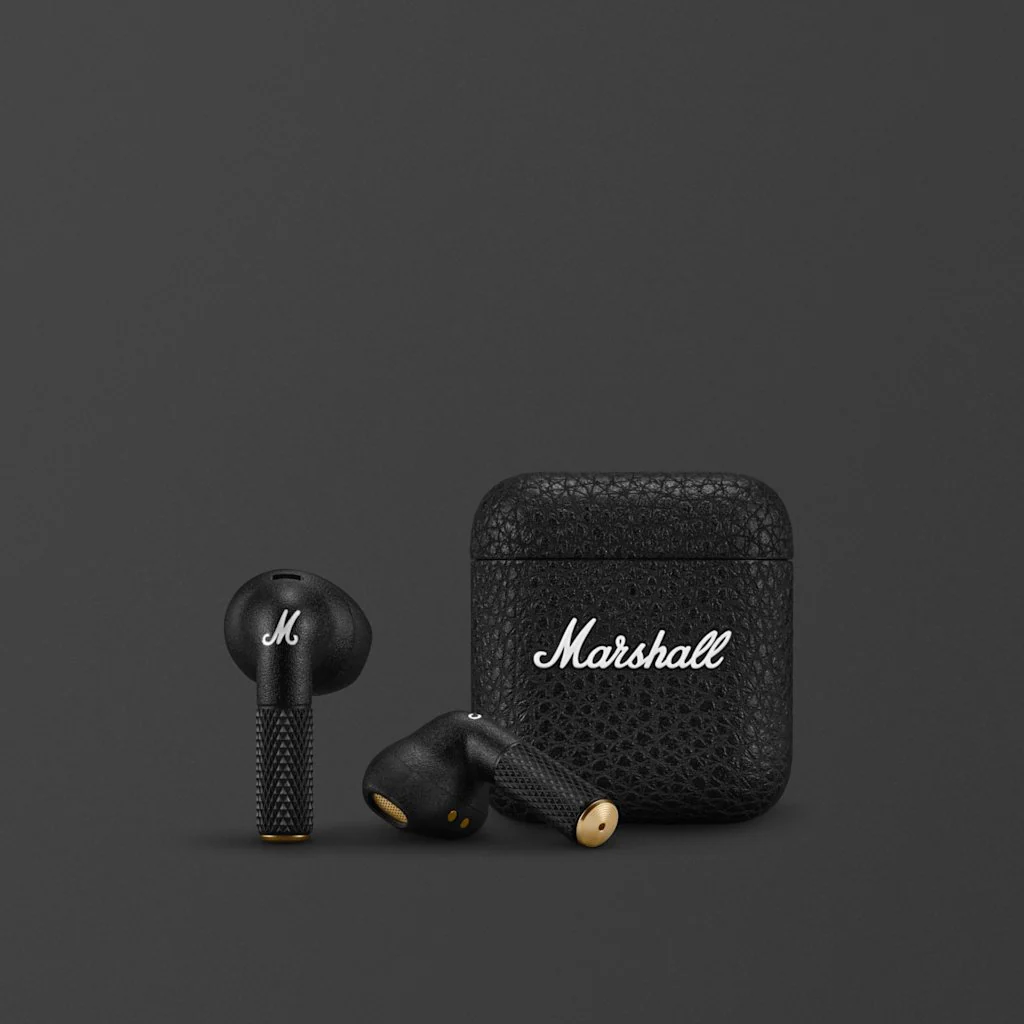 Marshall Minor IV Kabellose In-Ear-Kopfhörer mit 30 Stunden Spieldauer schwarz