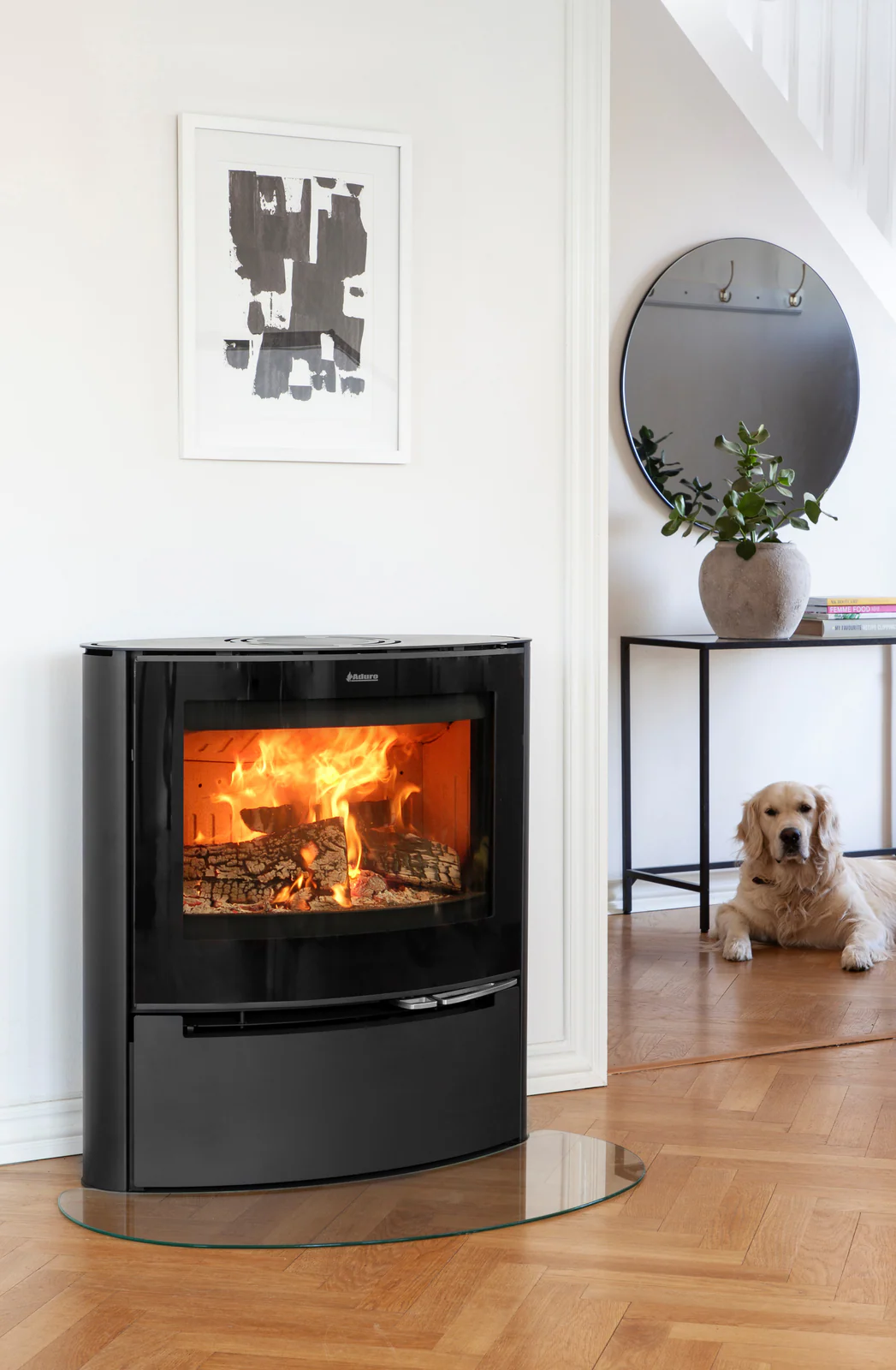 Aduro Kaminofen 15 Stahl Schwarz 6,5 kW EEK: A
