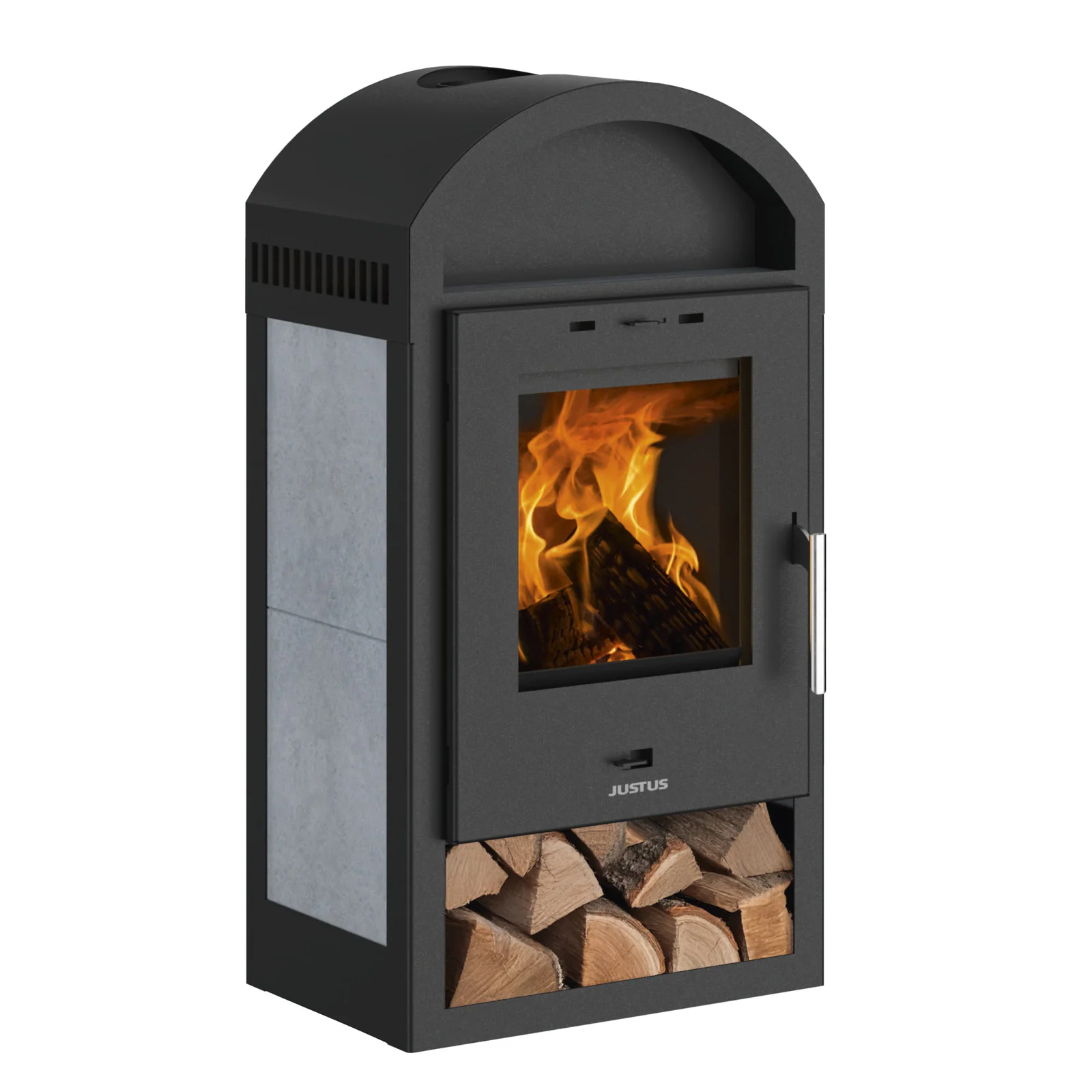 Justus Kaminofen Vegas Specksteinkeramik 6 kW EEK: A+
