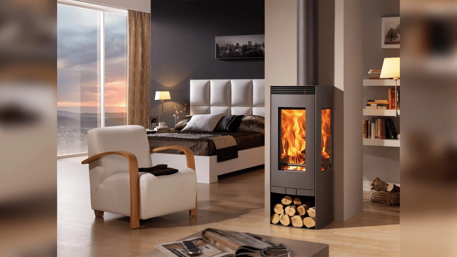 Panadero Kaminofen Alba Ecodesign Schwarz 9,5 kW Schwarz EEK: A