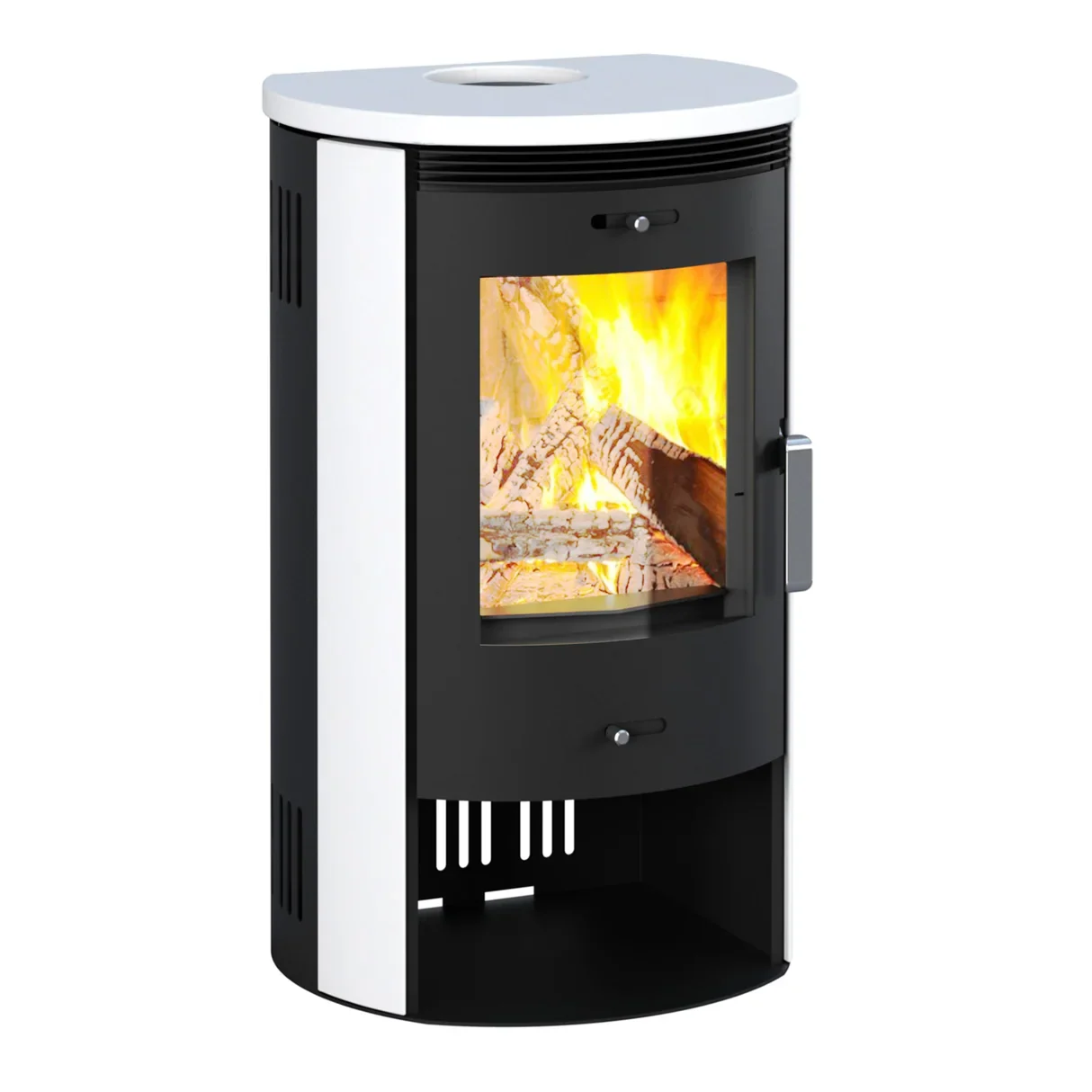 Accente Kaminofen Nyborg 3.0 Sandstein Schwarz 7,5 kW EEK: A