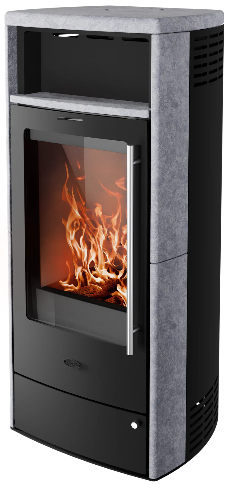 Fireplace Dauerbrand Kaminofen Torino Speckstein mit Automatik