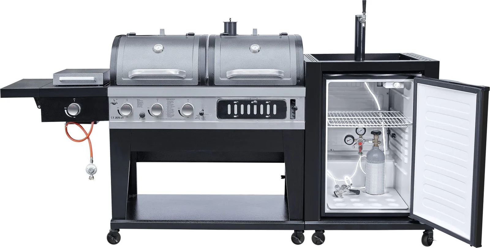 El Fuego Kombigrill 3 in 1 mit Bierkühler und Zapfanlage