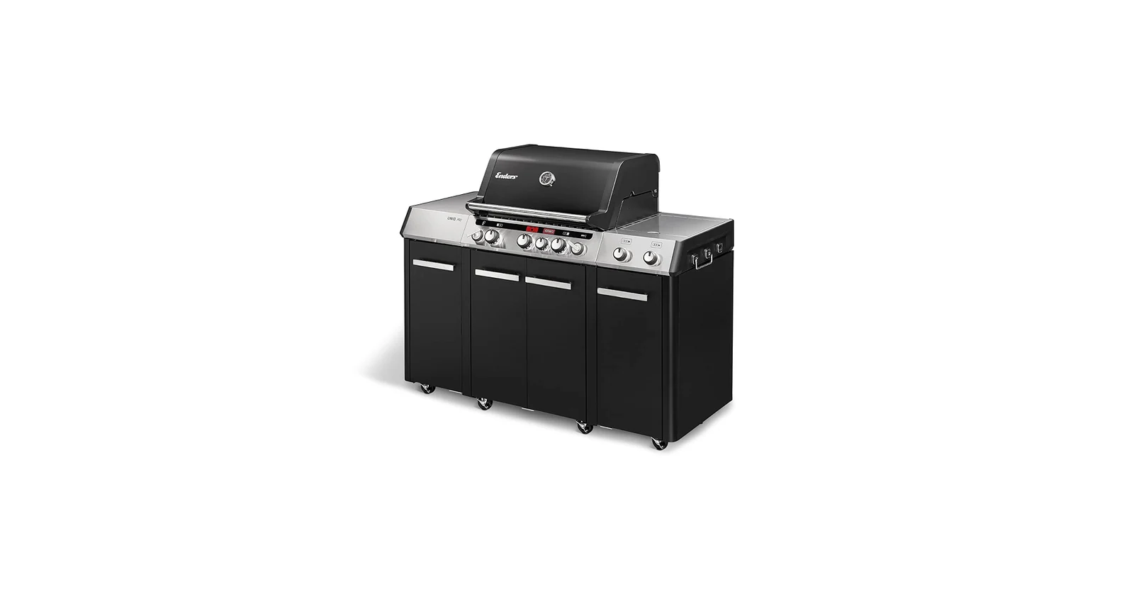 Enders Gasgrill Uniq Pro 3 IK Kitchen Cruster 120 cm x 147 cm Schwarz-Edelstahl