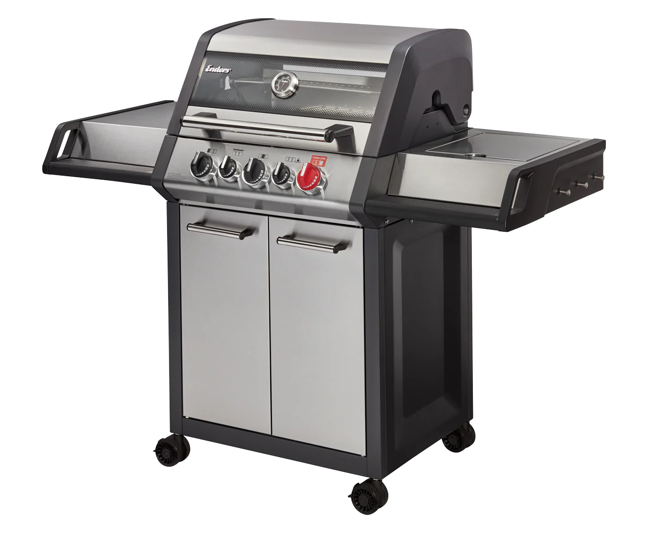 Enders Gasgrill Monroe Pro 3 SIK Turbo mit 3 Brennern und Seitenkocher