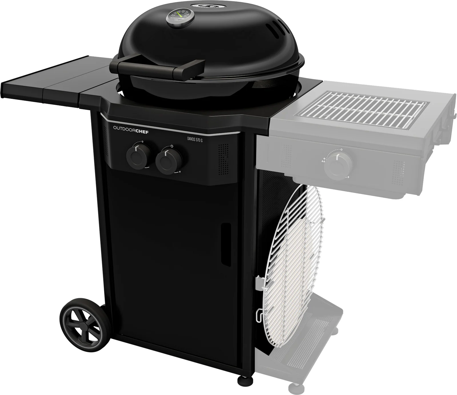 Outdoorchef Gasgrill Davos 570 G-50 Mbar Schwarz