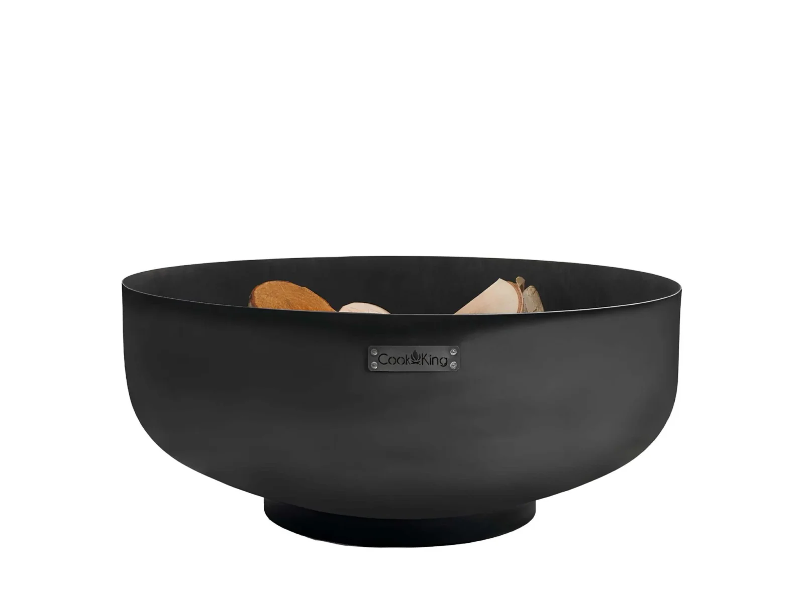 CookKing Feuerschale Stahl XXL Palermo Ø 80 cm x 35 cm Schwarz