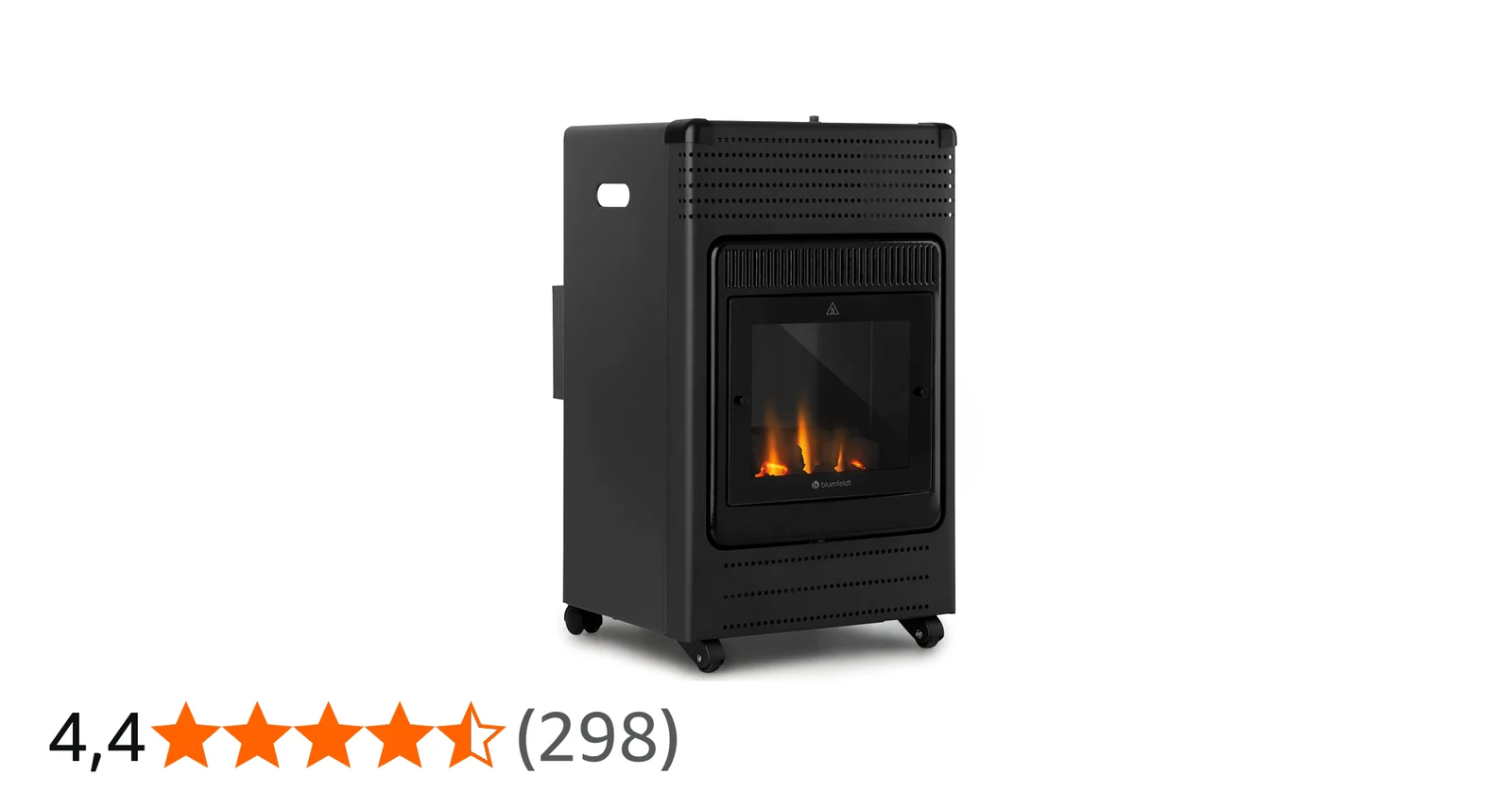 Andora Flame Gasheizofen 3,4 kW schwarz